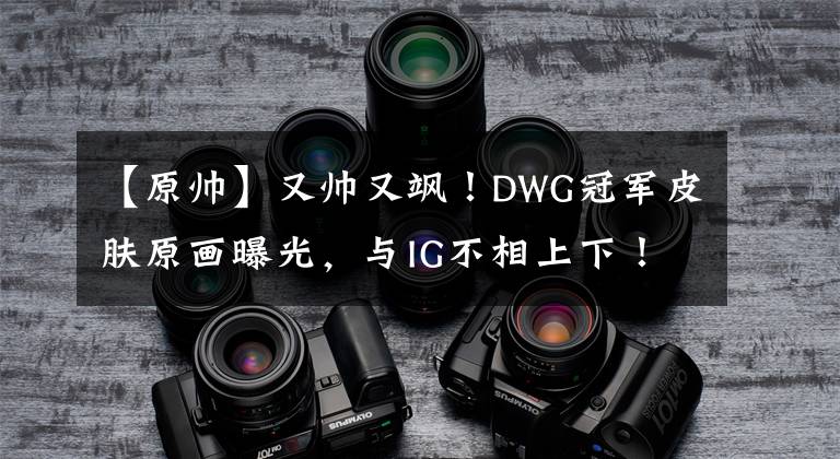 【原帅】又帅又飒！DWG冠军皮肤原画曝光，与IG不相上下！