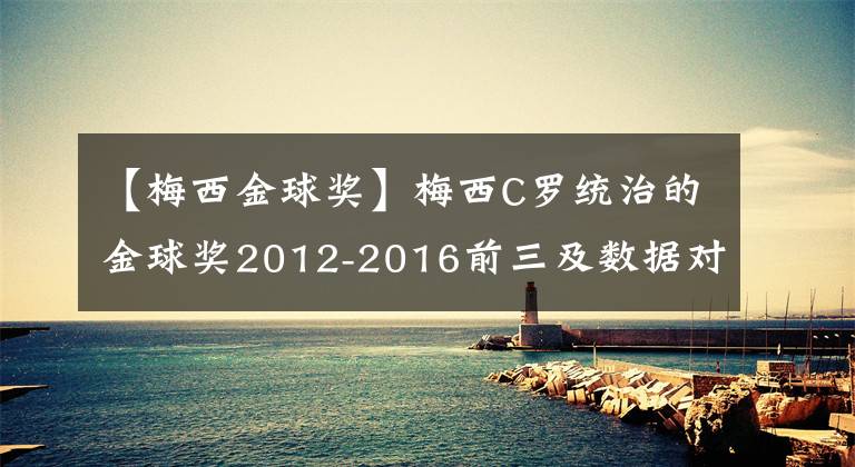 【梅西金球奖】梅西C罗统治的金球奖2012-2016前三及数据对比