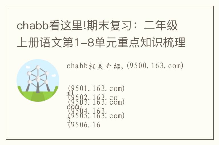 chabb看这里!期末复习：二年级上册语文第1-8单元重点知识梳理，可打印