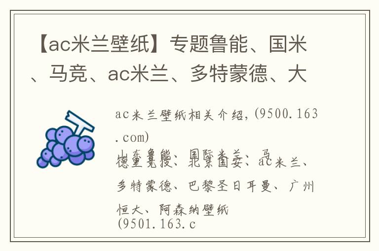 【ac米兰壁纸】专题鲁能、国米、马竞、ac米兰、多特蒙德、大巴黎、恒大、阿森纳壁纸