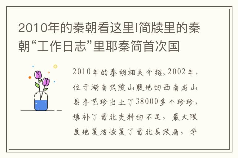 2010年的秦朝看这里!简牍里的秦朝“工作日志”里耶秦简首次国博呈现