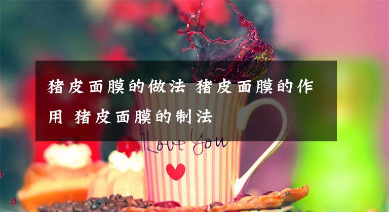 猪皮面膜的做法 猪皮面膜的作用 猪皮面膜的制法