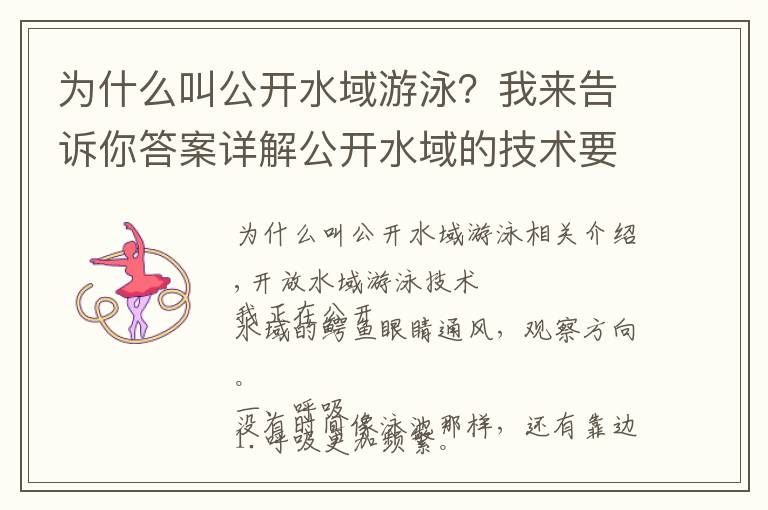 为什么叫公开水域游泳？我来告诉你答案详解公开水域的技术要点，呼吸，划水，方向和心理