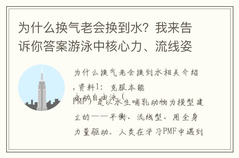 为什么换气老会换到水？我来告诉你答案游泳中核心力、流线姿态和转体