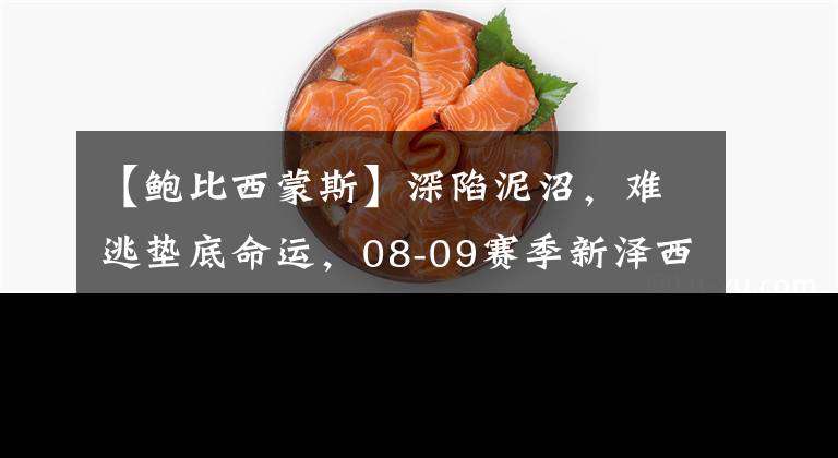 【鲍比西蒙斯】深陷泥沼，难逃垫底命运，08-09赛季新泽西网队