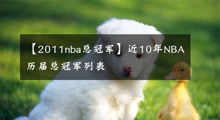 【2011nba总冠军】近10年NBA历届总冠军列表