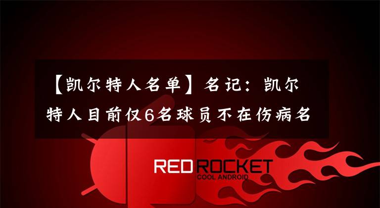 【凯尔特人名单】名记：凯尔特人目前仅6名球员不在伤病名单中