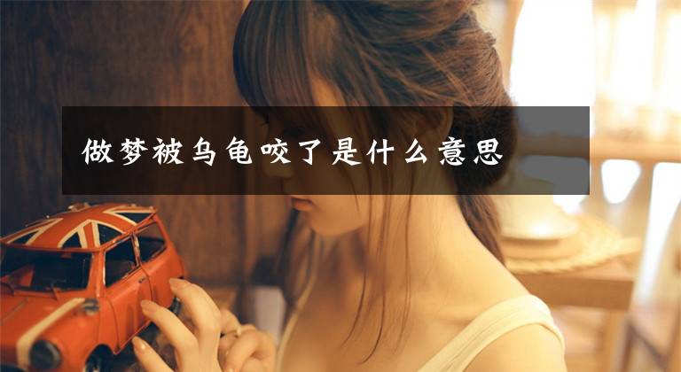 做梦被乌龟咬了是什么意思