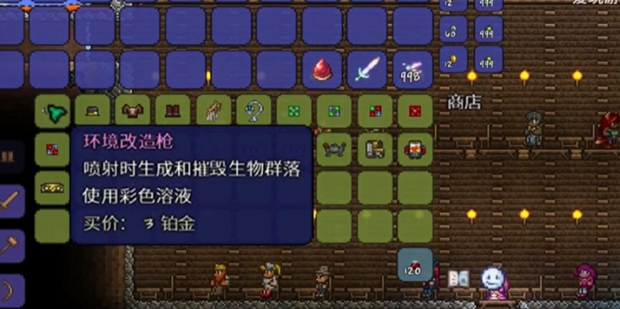 泰拉瑞亚环境改造枪使用攻略