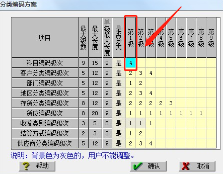 电算化软件用友T3如何设置会计科目编码的位数 用友t3编码怎么改