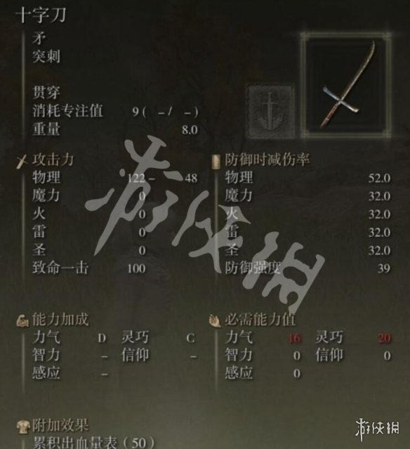 艾尔登法环十字刀在哪拿 艾尔登法环神秘十字刀哪里获得