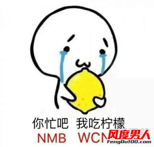 cnmb是什么意思 你忙吧我吃柠檬什么意思 cnmb吃柠檬吧表情包