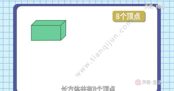 长方体有多少个顶点 长方体有多少个顶点  长方体的顶点有多少个