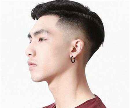 碎盖头发型男 男生两边铲侧削发型 锅盖头铲两边很流行