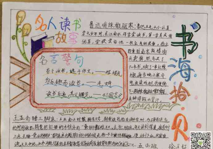 小学黑板报版面设计图 小学读书手抄报版面设计图-畅游书海