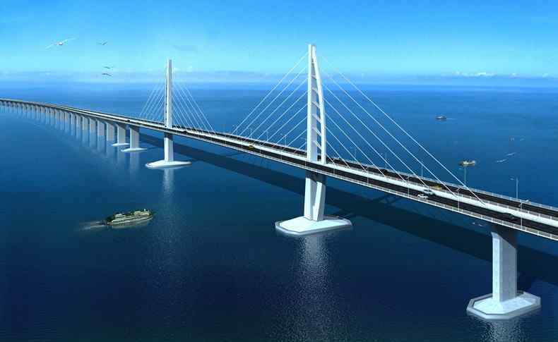 港珠澳大桥图片 投资1300亿港珠澳大桥全貌图 港珠澳大桥收费标准