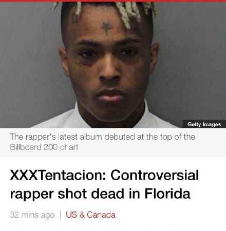 XXXtentacion怎么念 xxxtentacion怎么读 xxxtentacion去世怎么回事