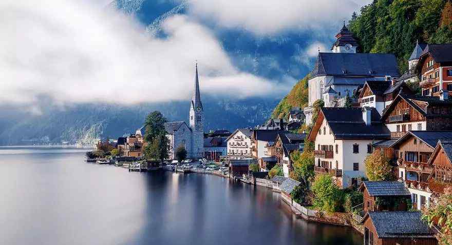 哈尔斯塔特 世界最美小镇–奥地利 哈尔斯塔特小镇