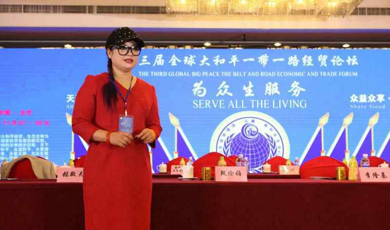 导演谢军 北京星光佳莉文化传媒董事长李莉，参加全球和平会议，很荣幸担任这次会议总导演。