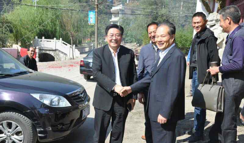 杨氏三兄弟 江西杨氏宗亲联谊总会副监事长杨荣调研上饶枫岭杨家族谱