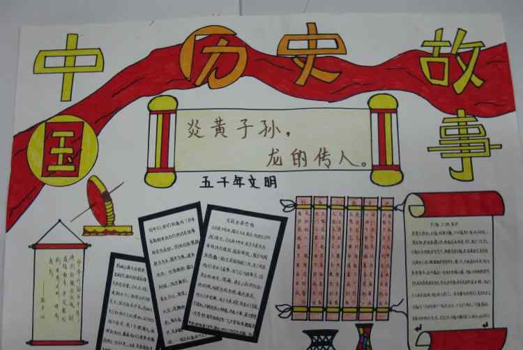 历史人物手抄报 历史的选择手抄报图片大全