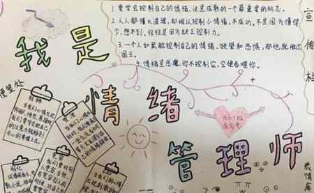 小学生手抄报内容 小学生自我管理手抄报