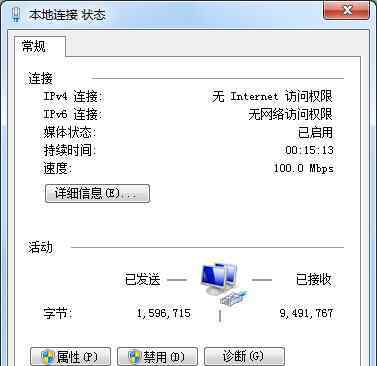 ipv4无访问权限 win7系统本地连接IPV4无访问权限的解决方法