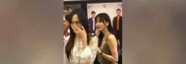 唐嫣杨幂 杨幂唐嫣同框 对比太明显一个小仙女一个很尴尬