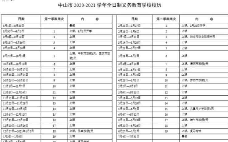 期末考试时间 2021年小学期末考试时间表
