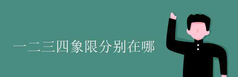 一二三四象限图 一二三四象限分别在哪