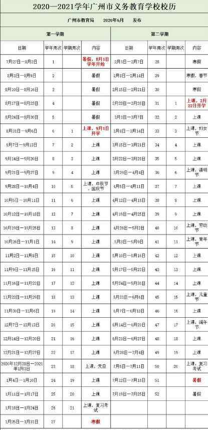 期末考试时间 2021年小学期末考试时间表