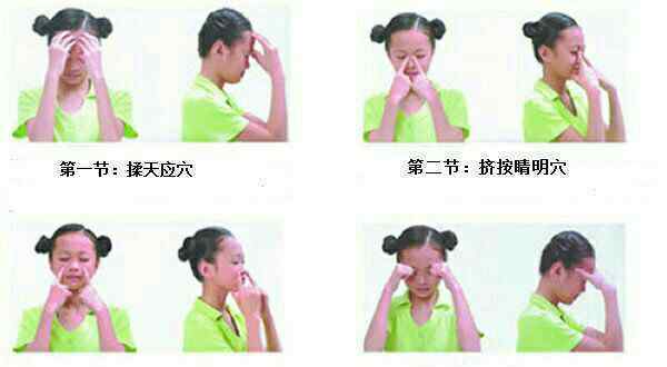 眼睛保健操 眼保健操图解