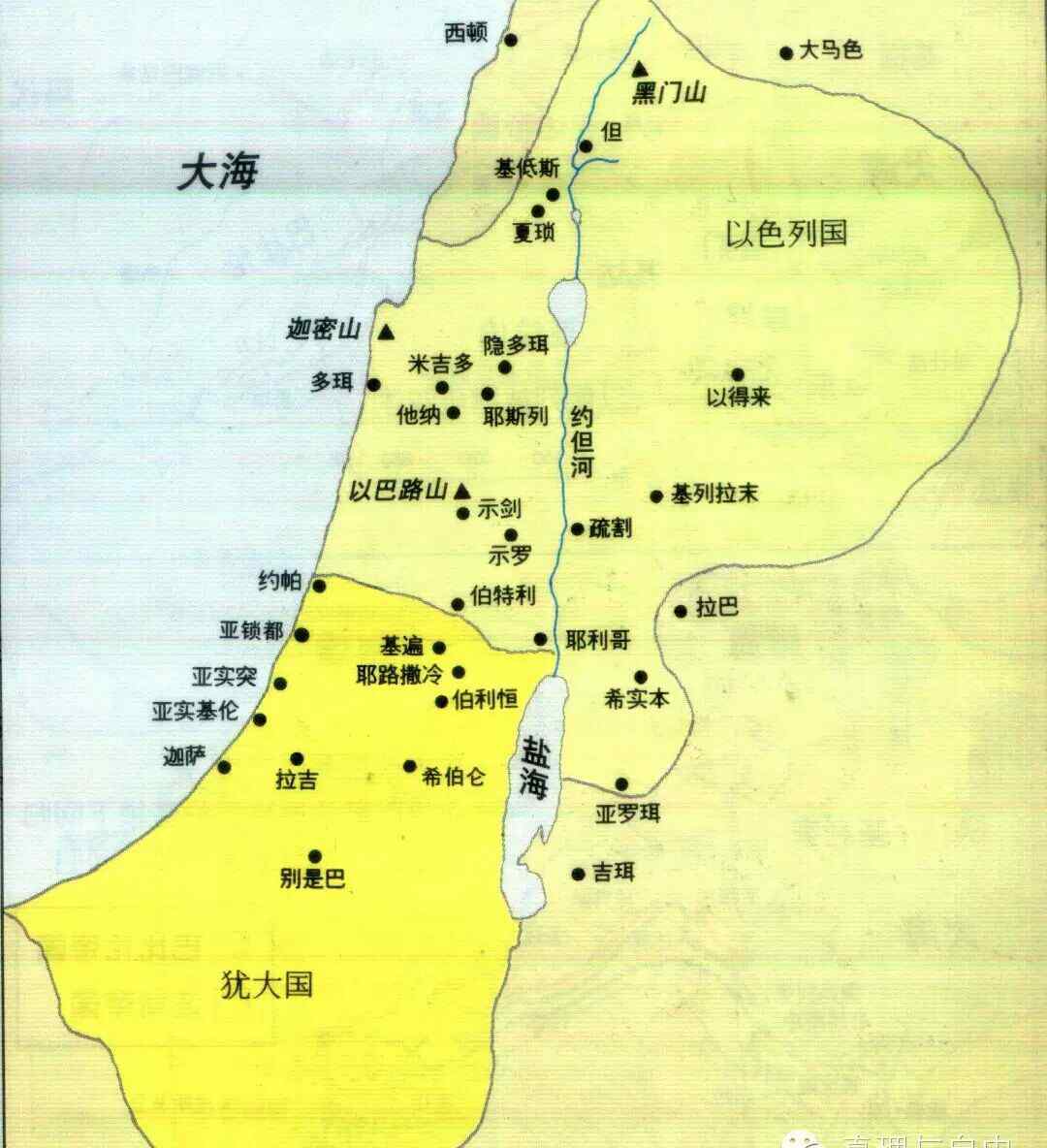 圣经旧约 最全的，旧约《圣经》地图