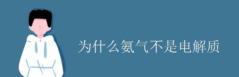 氨气是电解质吗 为什么氨气不是电解质