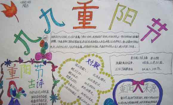 重阳节手抄报边框 重阳节手抄报第一名怎么画