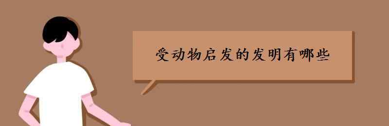 生活中还有哪些发明是受到了动物的启发 受动物启发的发明有哪些