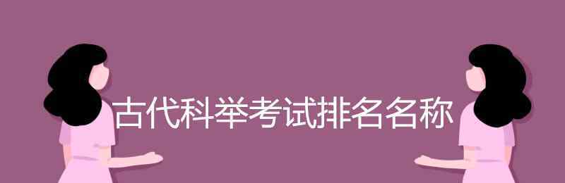 清朝名臣排名 古代科举考试排名名称