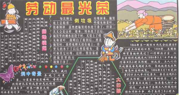 庆五一手抄报 庆祝五一劳动节手抄报图片大全
