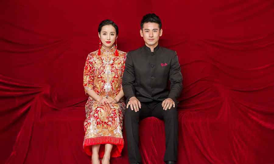 钱泳辰个人资料 钱泳辰吕一中式婚照曝光 大红色超喜庆