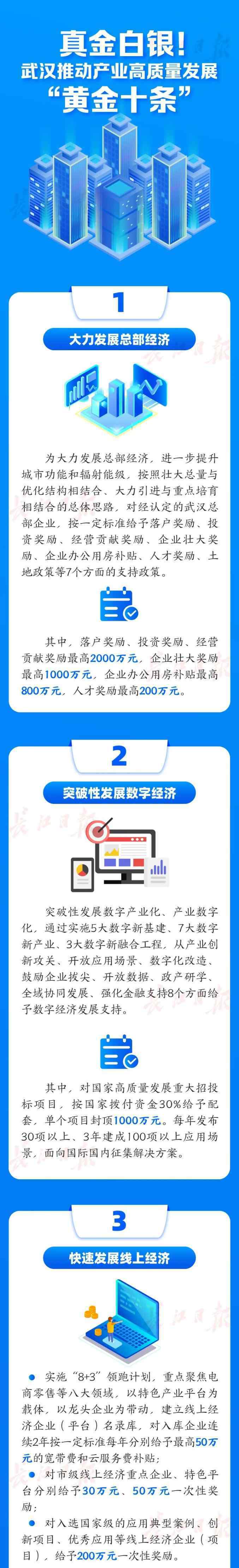 金十条 最高奖励2000万！武汉出台“黄金十条”