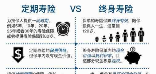 定期寿险保险 定期寿险哪个好？定期寿险和终身寿险的区别有哪些？