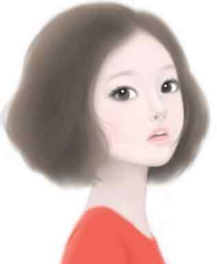 卡通人物女生可爱漂亮 好看卡通女孩短发造型图片