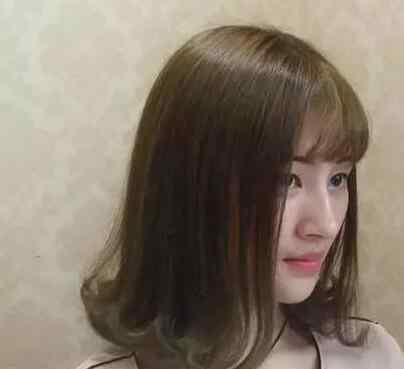 棕 女生棕青色头发图片 另类发色打造个性味道