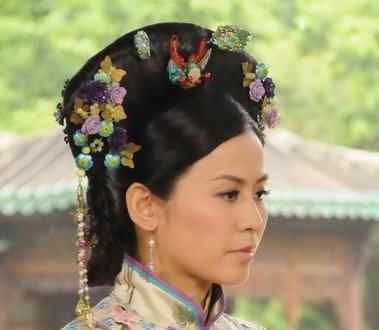清朝妃子照片 时尚清朝妃子发型图片 看清朝女生发型如何扎