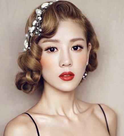 好看的婚纱图片 韩式婚纱照新娘发型好看图片介绍