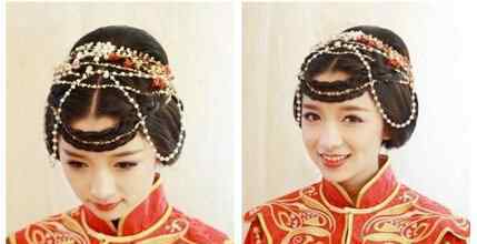新娘头饰图片 中式古典新娘发饰发型图片大全