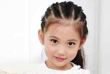 儿童发型女孩编发 6岁7岁小女孩编发发型图片