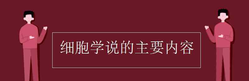 细胞学说的内容 细胞学说的主要内容