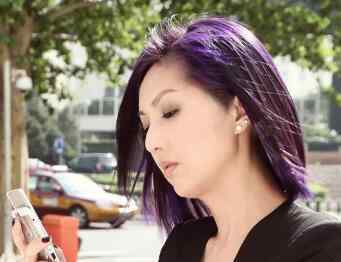 紫色头发 紫色头发好看吗 2018最流行紫色头发图片