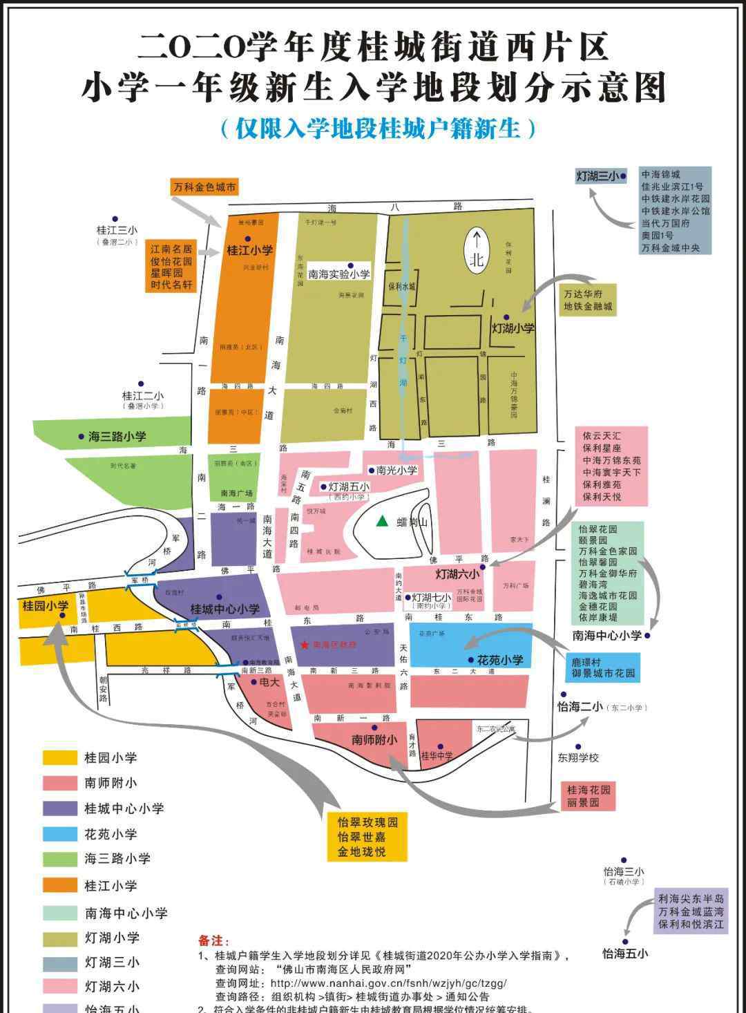 开学报名时间 重磅！桂城公布2020年公办中小学入学指南！今起网上报名！